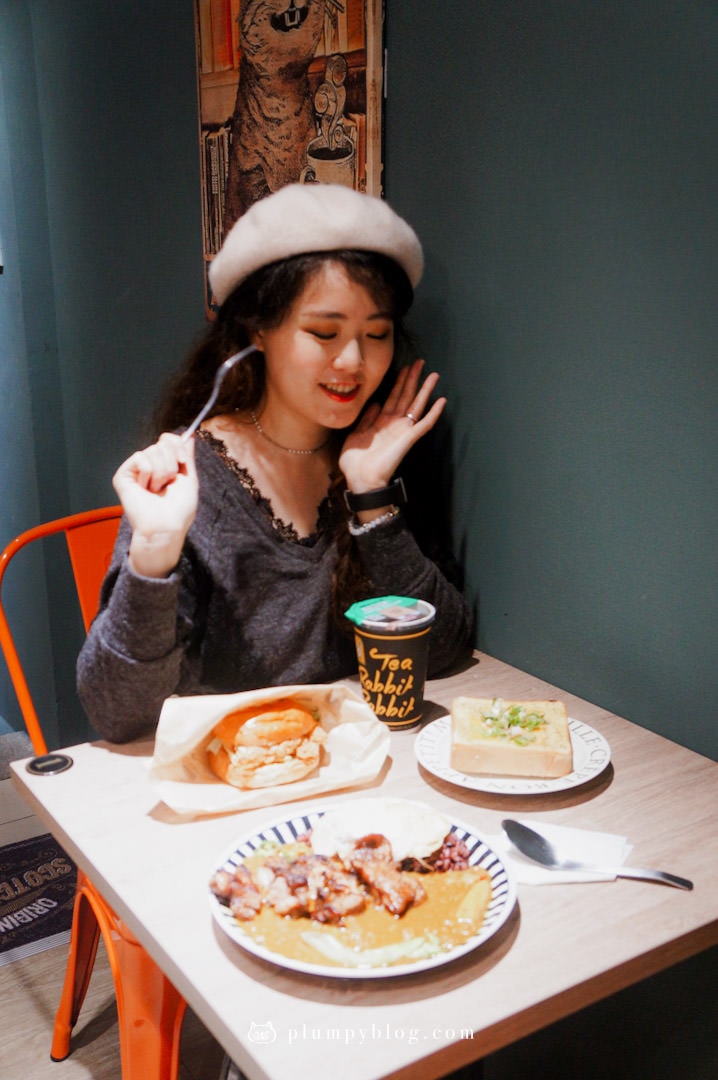 板橋美食|肥熊早早午餐|板橋重慶國小旁早午餐店,呆肥頭蛋堡卡拉雞腿超好吃,可愛寵物友善餐廳! - 第3張圖 肥熊早早午餐