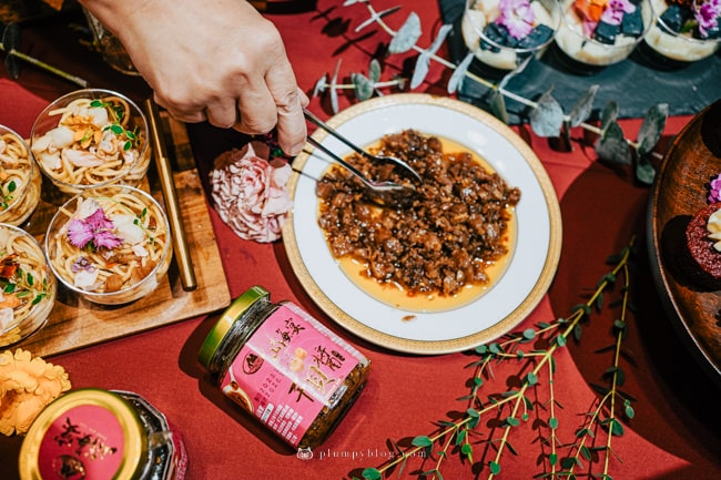 山海宴,時尚年菜派對!年菜創新料理,藝術級的視覺饗宴~大稻埕50年在地高級食材專家,專營佛跳牆、燕窩、干貝、海蜇頭。 - 第17張圖